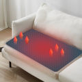 4 Heated Areas Camping Chair Heated Mat Outdoor Travel USB Electric Blanket 3 Adjustable Temperature Heater Warmer Cushion. 