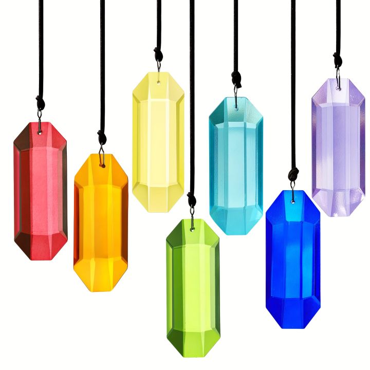 7pcs%20Crystal%20Suncatcher%20Prisms%203''%20Indoor%20Window%20Hanging%20Ornament%20Rainbow%20Glass%20Prism%20Sun%20Catcher%20Decor%20for%20Home%20Garden%20Healing%20-%20Image%204