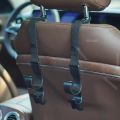 2Pcs Car Back Seat Hook Multifunctional Rear Headrest Hook Holder Adjustable Umbrella Trunk Mount Auto Interior Accessories. 