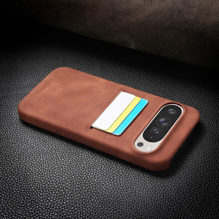 Luxury%20Solid%20Color%20Matte%20Leather%20Wallet%20Card%20Slot%20Skin%20Texture%20Phone%20Case%20For%20Google%20Pixel%209%20Pro%20XL%208%208A%20Pro%20Bumper%20Back%20Cover%20-%20Image%204