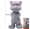 TALKING TOM W/SING SONGS , GREY & WHITE 2 COLORS  ING, WITH BUBBLE BAG Talking Tom AI Touch Toy - Intelligent Sound Recording Cat Toys - 5 Touch Sound For Kids Boys and Girls - Size 9-inch. 