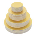 Cake Cardboard Diameter 10-30CM Available Circle Cardboard Base Golden or Silvery Coated Round Cake Board Cake Dessert Tray. 