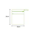 1PC Waterproof Nappy Dry Bag Reusable Yoga Gym Bag Dirty Wet Clothes Toiletries Bag With Two Pockets For Swimsuit Storage. 