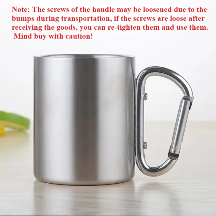 220/300ml%20Camping%20Travel%20Stainless%20Steel%20Cup%20Carabiner%20Hook%20Handle%20Picnic%20Water%20Mug%20Outdoor%20Travel%20Hike%20Cup%20Portable%20Mug%20-%20Image%202
