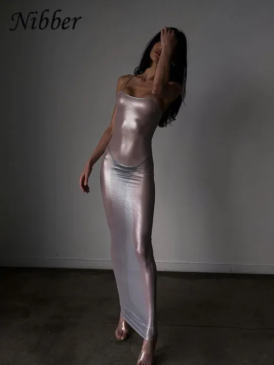 Nibber%20See%20Through%20Maxi%20Dress%20Women%20%20Strappy%20Dresses%20Body-shaping%20Vestido%20Female%20Stunning%20Hipster%20Attirewear%20Clothing%20-%20Image%204
