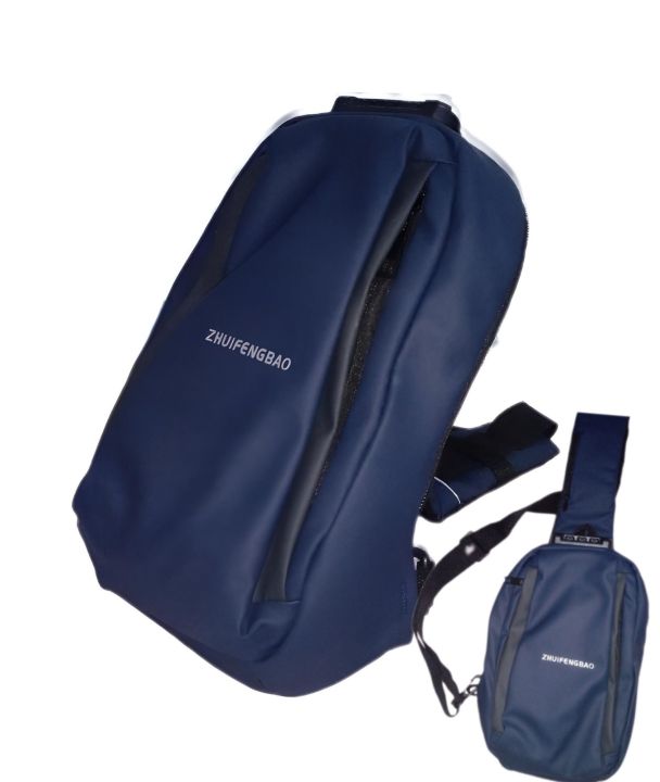 Multi-Functional Chest Bag Crossbody Bag Smooth Zipper Bag Sports Bag Waterproof with password lock