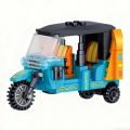 City Three-wheeled Motorcycle Model MOC Building Blocks Vehicle Technical Bricks Birthday  Toys for Kid Boys Children . 