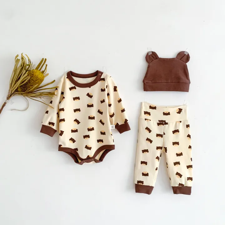 2024%20Spring%20Baby%20Boys%20Girls%20Clothes%20Cotton%20Long%20Sleeved%20Top%20+%20Pant%20+%20Hat%20Three%20Piece%20Set%20Baby%200-2%20Years%20Old%20Newborn%20Suit%20-%20Image%207