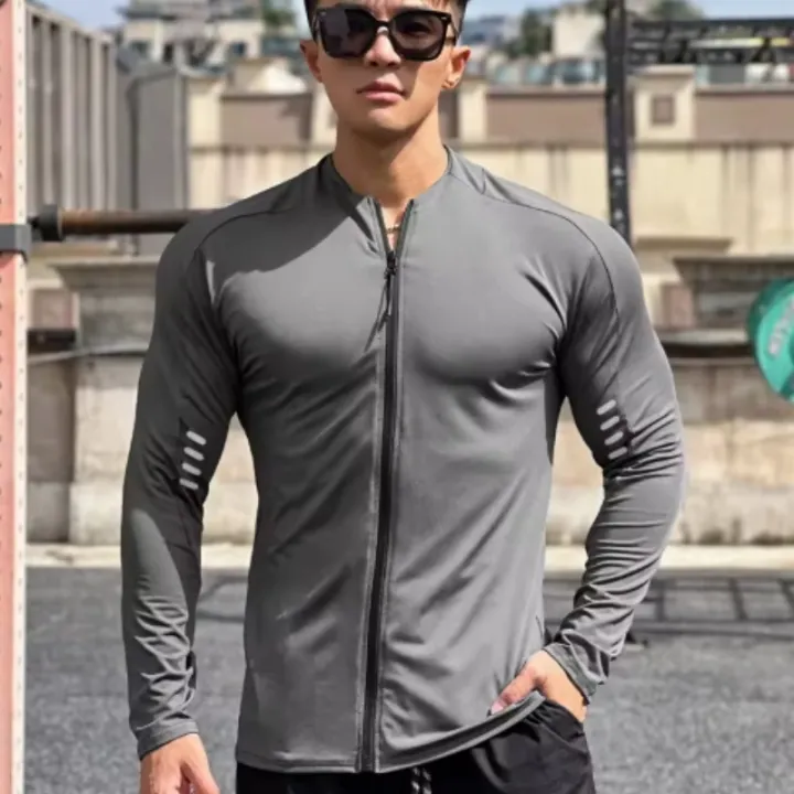 spring%20autumn%20Jacket%20Men%20Fitness%20Sportswear%20Gym%20Training%20long%20sleeve%20Sweatshirt%20Jogging%20Male%20coat%20Cardigan%20zipper%20running%20Jacket%20-%20Image%205