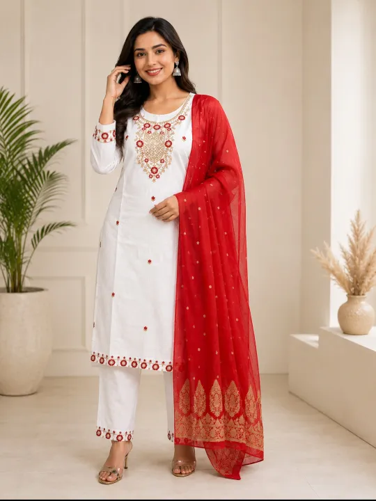 Stylish%20Fashion%20Kurti%20Set%20For%20girls%20%7C%20For%20Women%20%7C%20Pure%20Cotton%20%7C%20Kurti%20%7C%20Surawal%20%7C%20Shawl%20-%20Image%203