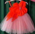 Customized Big flower frock. 