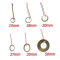 5/10/20pcs Buzzer Piezoelectric Piezo Ceramic Wafer Plate Dia 12/15/18/20/27/35/50MM With wire Buzzer Loudspeaker for Audio. 