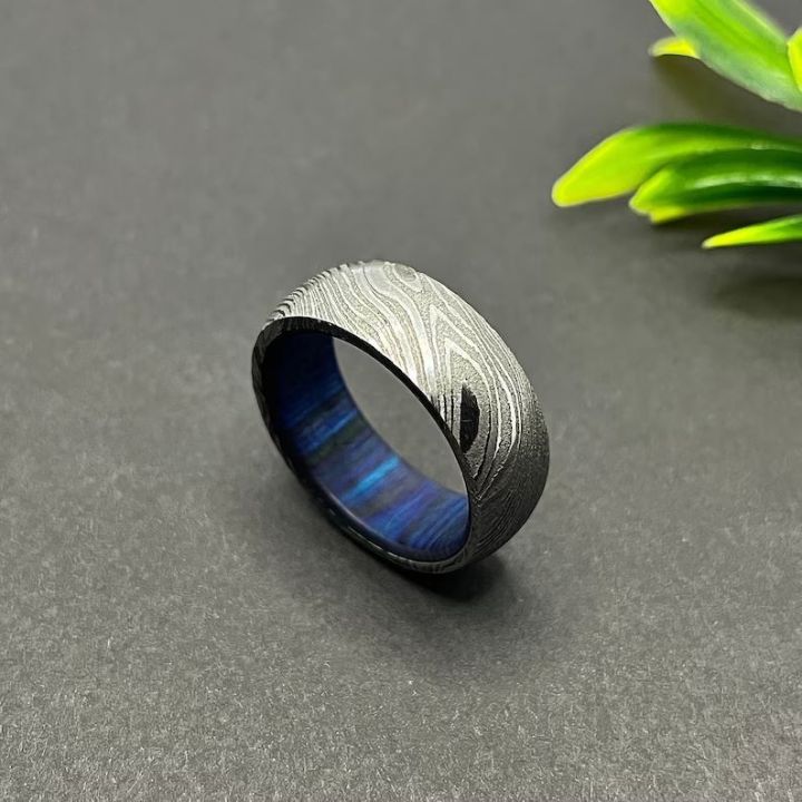 Man%20Wedding%20Band%20%7C%20Damascus%20Ring%20%7C%20Rings%20for%20women%20%7C%20Rings%20for%20men%20%7C%20Damascus%20ring%20men%20Engagement%20Anniversary%20Proposal%20Gift%20for%20Husband%20-%20Image%207