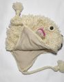 Sheep Design Ear Flap hand knitted Topi/Cap. 