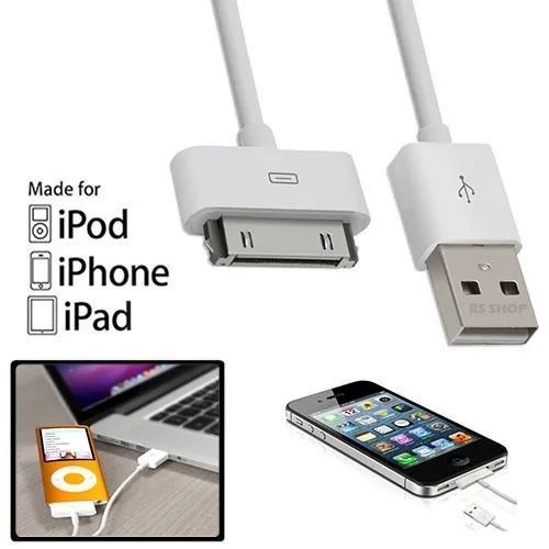 r iPhone 4S 4 iPad 3 2 1 OLD charging Cable