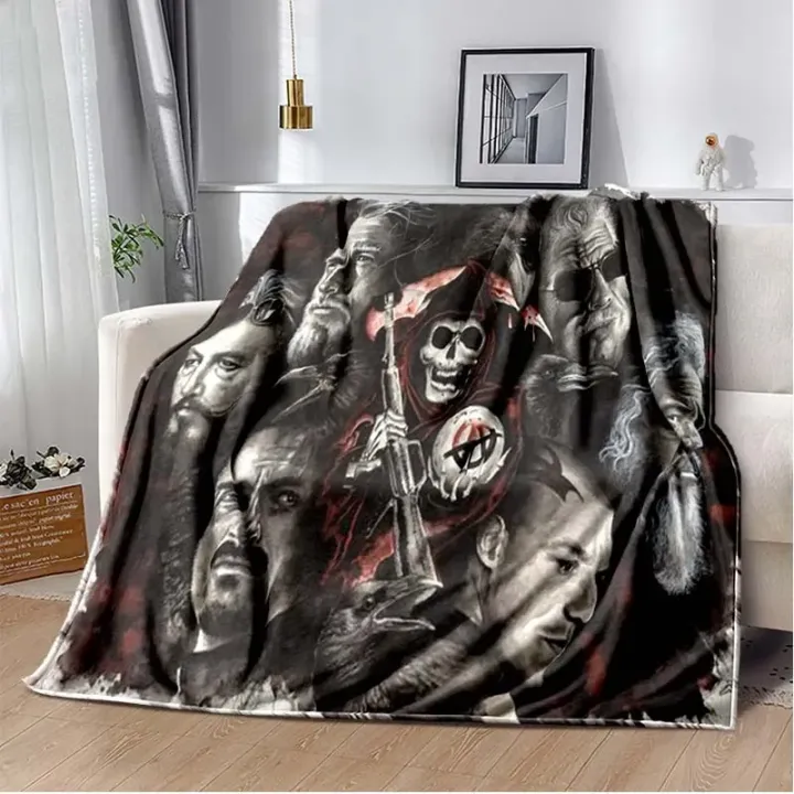 Jax%20Teller%20SONS%20OF%20ANARCHY%20Charlie%20Hunnam%20Throw%20Blanket%20Shawl%20Cloak%20Bedroom%20Living%20Room%20Sofa%20Couverture%20Chaude%20Manta%20Caliente%20-%20Image%206