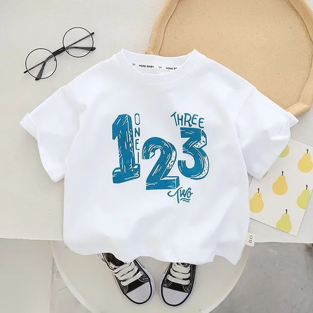 Baby%20Boy%20Girl%20Short%20Sleeve%20Crewneck%20T-Shirt%20Solid%20Cotton%20Jersey%20Short%20Sleeve%20Tee%20for%20Summer%20Wear%20Newborn%20Unisex%20-%20Image%202