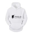 Polo Sport Classic Black Hoodie Men's Casual Sports Pure Cotton Hoodie Fashion Horse Logo Printed Hoodie. 
