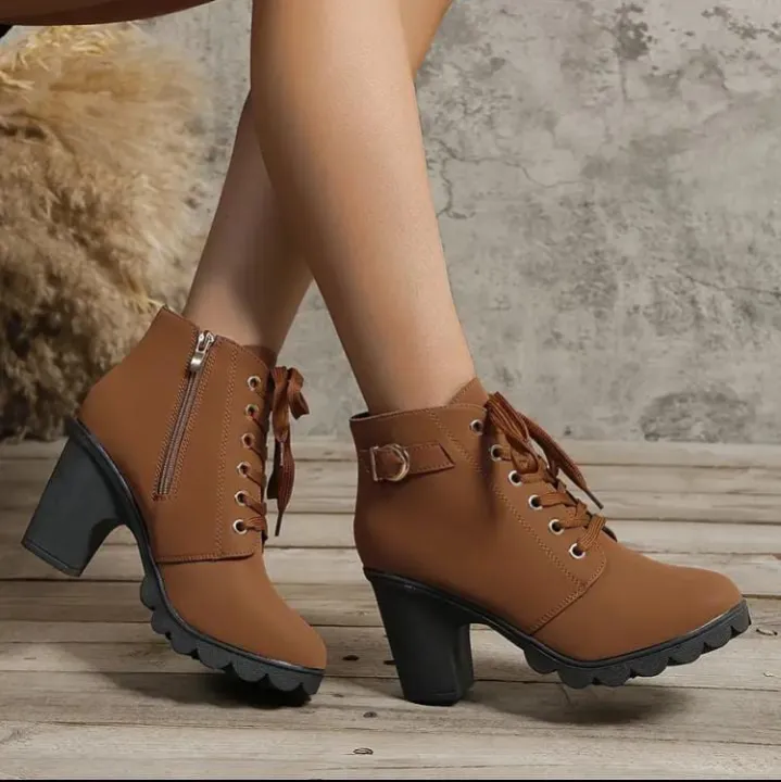 Women's%20Ankle%20Boots,%20Fashionable%20Versatile%20Chunky%20Heel%20Side%20Zipper%20Shortie,%20New%202025%20Seasonal%20Shoes%20for%20All%20Seasons%20Gift%20Idea%20Cute%20Travel%20Style%20Classic%20Elegant%20Comfort%20Breathability%20Lightweight%20Trendsetter%20Plus%20Size%20-%20Image%204