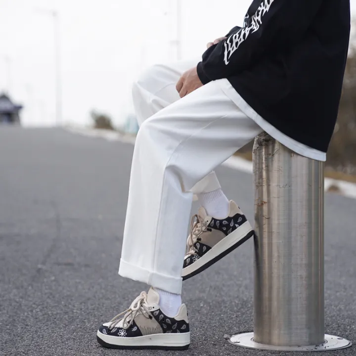 Proman-men's%20elastic%20waist%20pants%20Korean-style%20simple%20and%20fresh%20style%20men's%20solid%20color%20long%20pants%204%20colors%20to%20choose%20from%20-%20Image%206