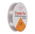 Elastic Stretch Silicon Elastic Thread - 0.8 Crystal Tec for Fashionable bracelet making Set. 