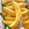 Giant Banana Squishy Toy Fake Banana Squeeze Toy Squishy Stress Relief Fidget Toy Slow Rising Desk Accessory for Adults . 