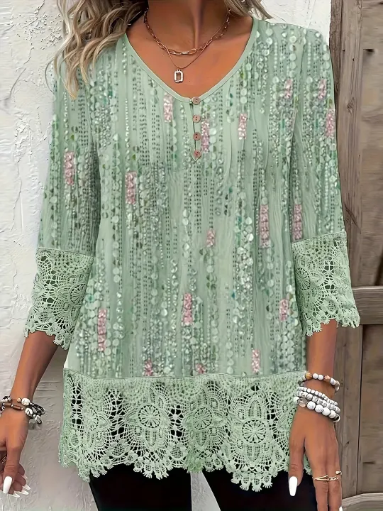 Plus%20Size%20Elegant%20Casual%20Woman%20T-Shirt%20Fashion%20Loose%20T-Shirt%20Woman%20Temperament%20Long%20sleeve%20T-Shirt%20Holiday%20Weekend%20-%20Image%202
