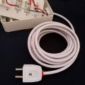 Universal 220V Extension Wire Extension Board Multi Plug 15-Feet 40/76 Wire With Superior Quality Multi Socket Brass Pin. 