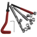 30Pcs Metric Thread Repair Insert Kit M5 M6 M8 M10 M12 M14 Helicoil Car Pro Coil Tool M6 * 1.0.