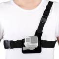 Single chest chest strap shoulder strap arm mount harness for GoPro,SJCAM,Xiaomi Yi, action cameras. 