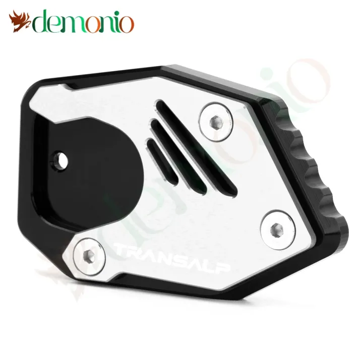 Motorcycle%20Accessories%20For%20HONDA%20XLV%20600%20650%20700%20TRANSALP%20CNC%20Aluminum%20Side%20Stand%20Extension%20Kickstand%20Pad%20Support%20Plate%20Enlarge%20-%20Image%204