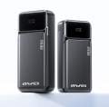 Awei PA-92 20000mAh 22.5W Fast Charging Power Bank with Digital Display | USB + Type-C Output | Portable Fast Charger | Black. 