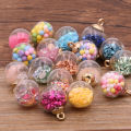 10Pcs 8-30 Styles Mix Glass Bottles Milk Tea Cup Ball Earring Charms Diy Findings Keychain Bracelets Pendant For Jewelry Making.