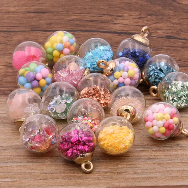 10Pcs%208-30%20Styles%20Mix%20Glass%20Bottles%20Milk%20Tea%20Cup%20Ball%20Earring%20Charms%20Diy%20Findings%20Keychain%20Bracelets%20Pendant%20For%20Jewelry%20Making%20-%20Image%204