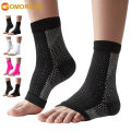 1Pair Nano Socks Neuropathy Socks Compression Sleeve for Ankle Swelling,Plantar Fasciitis,Neuropathy Brace for Women Men. 