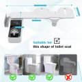 Foldable Toilet Bidet Cold Water Type Water Saving Attachment for Eco-Friendly Hygiene Home Comfort. 