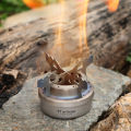 Tiartisan Titanium Ultralight Portable Mini Alcohol Stove Outdoor Camping Liquid/Solid Alcohol Pocket Stove With Cover/Stand.