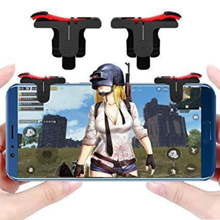 PUBG Controller Trigger Free Fire Control for Cell Phone Gamepad Joystick Android iPhone Mobile Game Pad Cellphone Buttons Pugb / W11+ / game holder