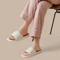 Women Home Slippers Beach Slides Solid Color Mens Thick Sole Indoor Bathroom Anti Slip Shoes Summer Couple Sandals. 