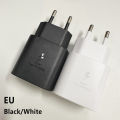 Samsung Usb Type C Charger 25w Surper Fast Charging 2.0 Power Adapter Cable Galaxy A05 A24 A54 A53 A34 A23 A73 A70 F34 F14 M32. 