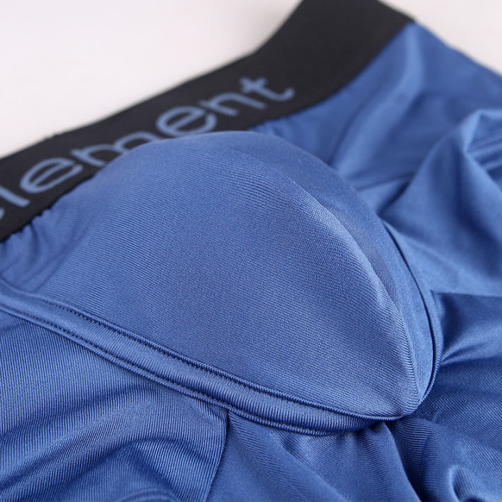 Summer new men's underwear: Ice-silk flat-toe one-piece underwear for men, breathable and cool, four-cornered