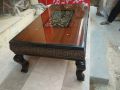 Centre Table  , Polish Wooden Table With Glass Top , Rectangle shape. 