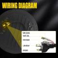 7 inch Motorcycle LED Headlight For Harley Ultra Classic Electra Glide Street Fat Boy Road King Yamaha Honda Motorbik Headlamp. 