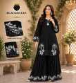 Lacha Neck silver skinvense embroidery shirt with flower bunch embroidery lacha shlawar Dress 2pcs. 
