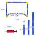Mini Folding Soccer Goal Net Plastic Football Post Frame Set Indoor Outdoor Inflatable Sport Toys For Kids Team Games.