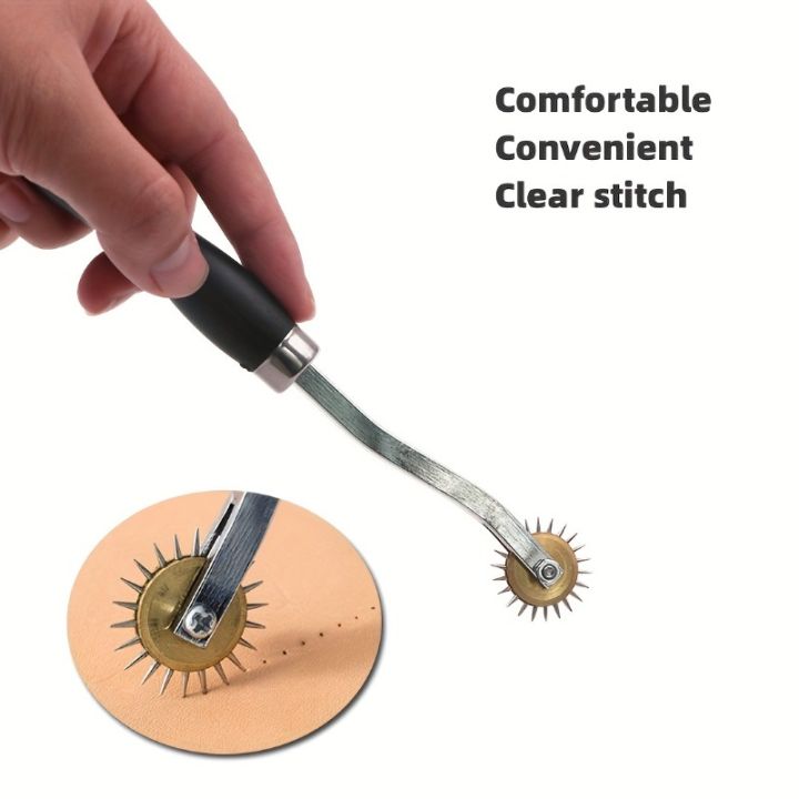 1pc/2pcs%20Stainless%20Steel%20Paper%20Leather%20Gear%20Teeth%20Scribing%20Wheel%20for%20Overstitch%20Marking%20Spacing%20in%20Leather%20Craft%20and%20Sewing%20-%20Image%202