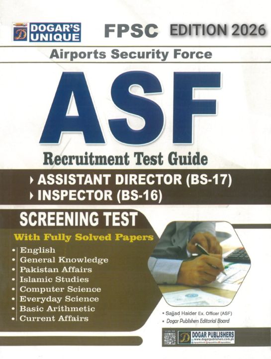 Airport Security Force ASF Assistant Director and Inspector Recruitment ...