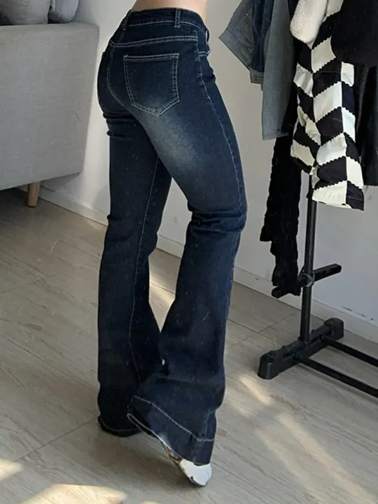Kalevest%20Y2K%20High%20Street%20Low%20Rise%20Jeans%20Blue%20Women%20Pants%20Bootcut%20%20Pockets%20Jeans%20Streetwear%20Low%20Waist%20Jeans%20Wide%20Leg%20Pants%20-%20Image%203