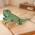 65CM Simulated Mane Lizard Doll Chameleon Plush Toy Creative Boy Pillow Doll Birthday Rag Doll.