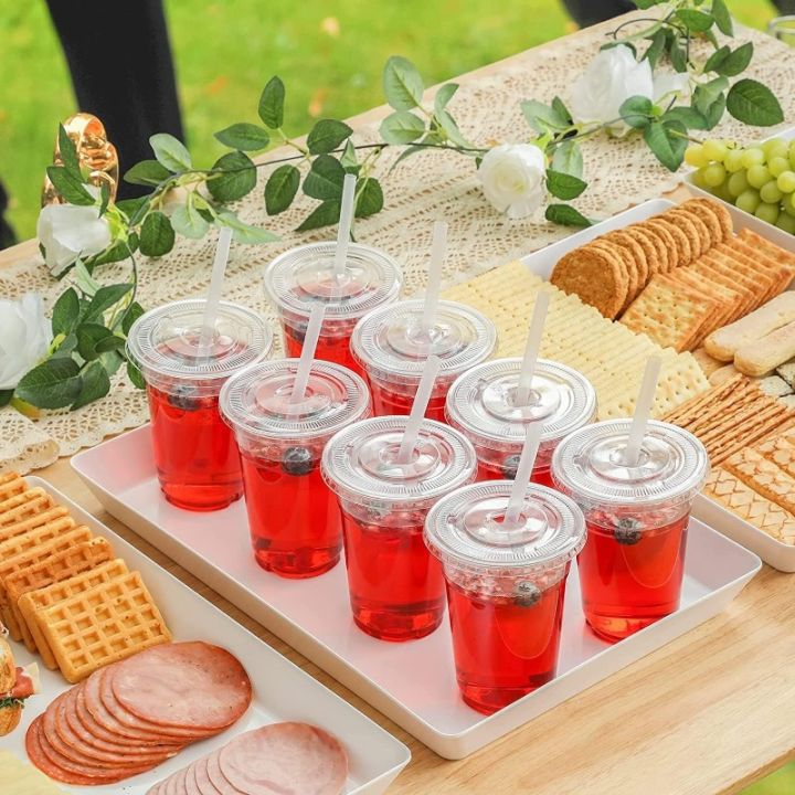 50PCS%20Disposable%20Plastic%20Cup%20with%20Lids%20Plastic%20Cup%20Coffee%20Milkshake%20Cold%20Drinks%20Outdoor%20Picnic%20Party%20Birthday%20Wedding%20Supplies%20-%20Image%204